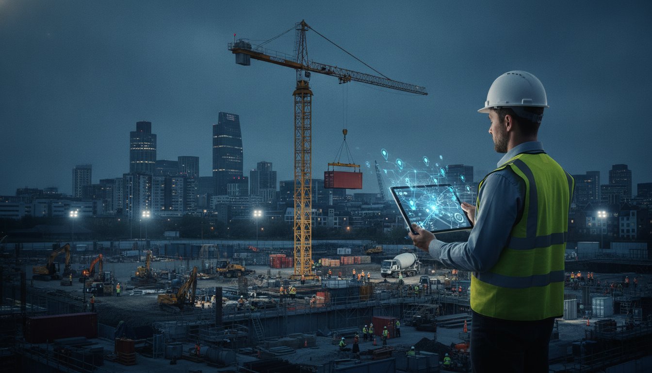Construction GPS Tracking: Optimising Site Logistics