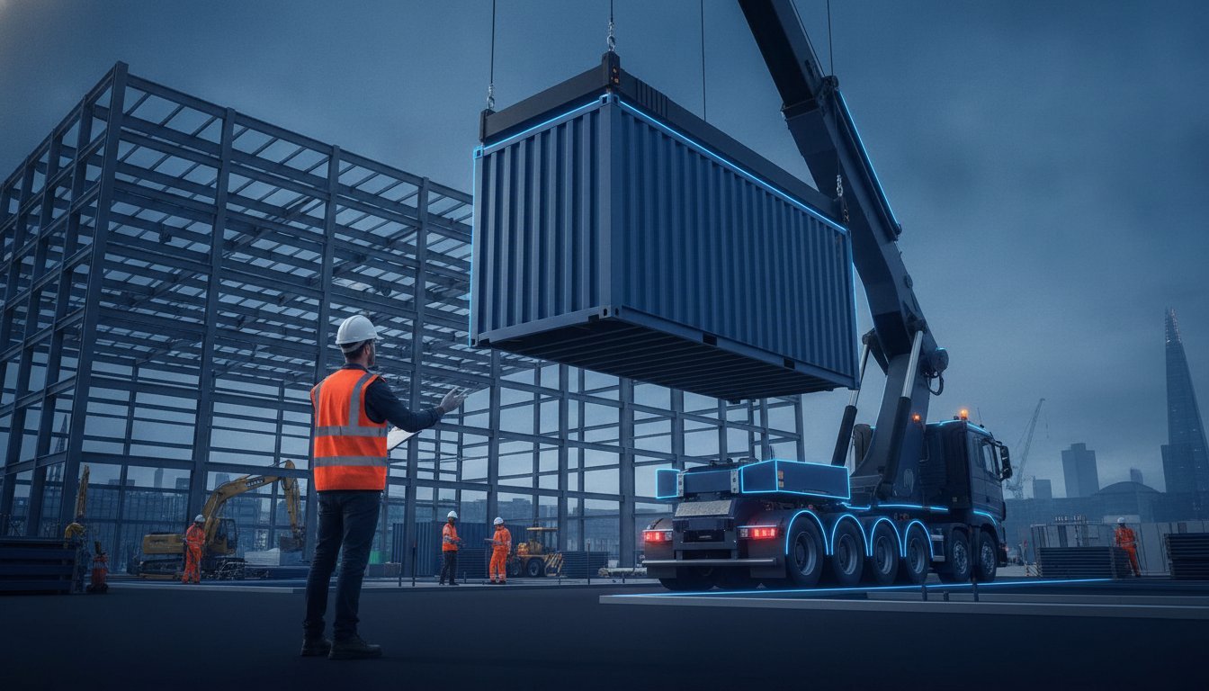 Strategic Container Delivery to Construction Site: A UK Logistics Guide